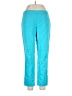 Slim-Sation by Multiples Solid Teal Active Pants Size 14 (petite) - photo 1