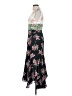 AMUR 100% Silk Floral Black Cocktail Dress Size 2 - photo 5