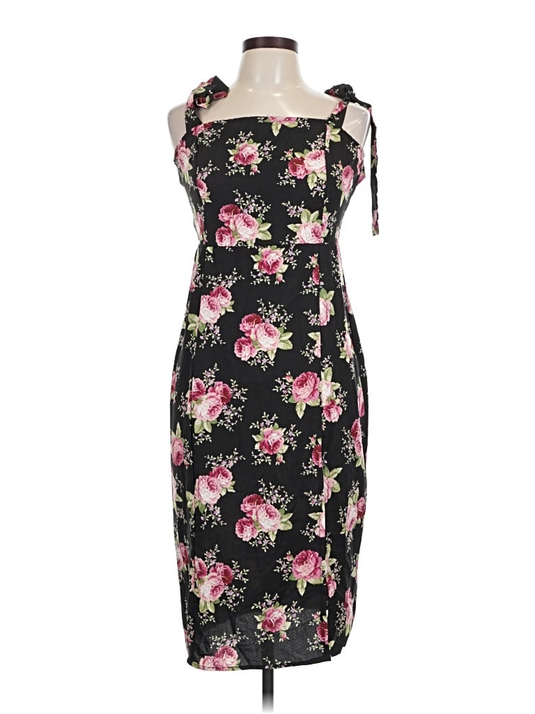 Pre-owned Shein Cocktail Dress In Black