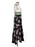 AMUR 100% Silk Floral Black Cocktail Dress Size 2 - photo 4