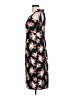 Shein 100% Polyester Floral Black Cocktail Dress Size 8 - 10 - photo 5