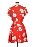 showpo 100% Polyester Floral Red Casual Dress Size 10 - photo 2