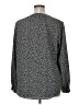 Nine West 100% Polyester Polka Dots Black Long Sleeve Blouse Size XL - photo 2