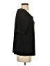 Unbranded Black Short Sleeve Top Size 2 - photo 4