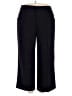 ELOQUII 100% Polyester Chevron-herringbone Black Dress Pants Size 18 - photo 1