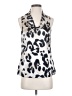 Ann Taylor Silver Tank Top Size 2 - photo 1