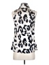 Ann Taylor Silver Tank Top Size 2 - photo 2