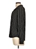 Modern Works Stripes Black Long Sleeve Blouse Size L - photo 5