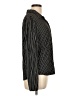 Modern Works Stripes Black Long Sleeve Blouse Size L - photo 4