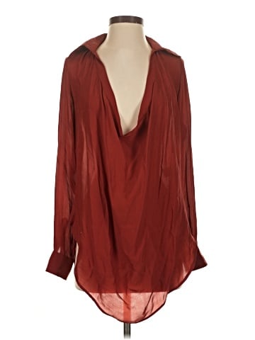 Haute Hippie 3/4 Sleeve Silk Top (view 1)