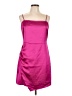 Intempo Solid Pink Cocktail Dress Size L - photo 1