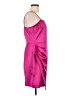 Intempo Solid Pink Cocktail Dress Size L - photo 4