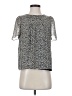 J.Crew Silver Short Sleeve Blouse Size 0 - photo 1