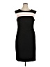 North Style Color Block Black Casual Dress Size 16 - photo 1