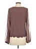 Lost April 100% Polyester Brown 3/4 Sleeve Blouse Size S - photo 2
