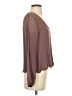 Lost April 100% Polyester Brown 3/4 Sleeve Blouse Size S - photo 4