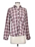 Current/Elliott 100% Cotton Plaid Aztec Or Tribal Print Checkered-gingham Multi Color Burgundy Long Sleeve Button-Down Shirt Size Sm (1) - photo 1