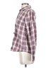 Current/Elliott 100% Cotton Plaid Aztec Or Tribal Print Checkered-gingham Multi Color Burgundy Long Sleeve Button-Down Shirt Size Sm (1) - photo 5