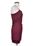 Unbranded Solid Burgundy Cocktail Dress Size S - photo 4