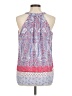 St. Tropez West 100% Polyester Blue Sleeveless Blouse Size M - photo 2
