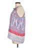 St. Tropez West 100% Polyester Blue Sleeveless Blouse Size M - photo 5