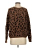 LUCCA Animal Print Brown Pullover Sweater Size S - photo 1