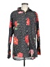 Kikisol Paisley Black Long Sleeve Button-Down Shirt Size M - photo 1