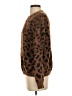 LUCCA Animal Print Brown Pullover Sweater Size S - photo 5