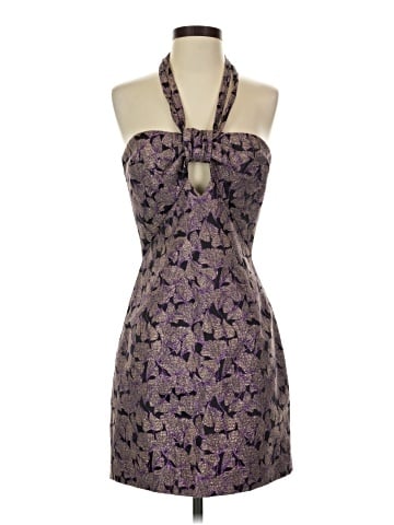 Lavender Brown Cocktail Dress (view 1)