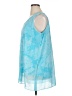 H By Halston Blue Sleeveless Blouse Size XL - photo 5