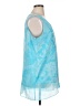H By Halston Blue Sleeveless Blouse Size XL - photo 4