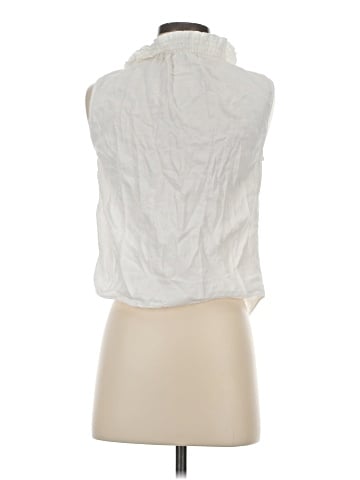 Intermix Sleeveless Button-Down Shirt (view 2)