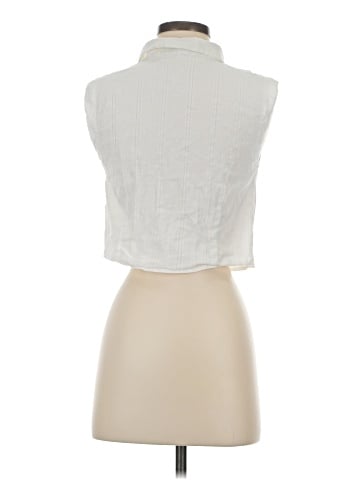 Intermix Sleeveless Button-Down Shirt (view 2)