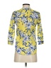Talbots 100% Cotton Floral Yellow 3/4 Sleeve Blouse Size P (petite) - photo 2