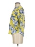 Talbots 100% Cotton Floral Yellow 3/4 Sleeve Blouse Size P (petite) - photo 5