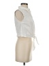 Intermix Ivory Sleeveless Button-Down Shirt Size P (petite) - photo 4