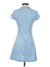 Shein Solid Blue Casual Dress Size 4 - photo 2