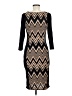Derek Heart Chevron-herringbone Black Cocktail Dress Size M - photo 2