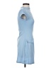 Shein Solid Blue Casual Dress Size 4 - photo 4