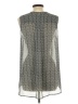 H&M 100% Polyester Gray Sleeveless Blouse Size 12 - photo 2