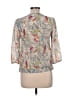 Brora Gray 3/4 Sleeve Blouse Size 12 - photo 2