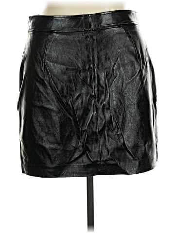 Leith Faux Leather Skirt (view 2)