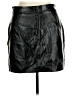 Leith Black Faux Leather Skirt Size XL - photo 2