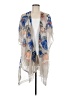 Woven Heart 100% Polyester Gray Silver Kimono One size - photo 1