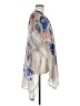 Woven Heart 100% Polyester Gray Silver Kimono One size - photo 4
