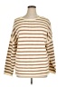 Jules and James Stripes Ivory Pullover Sweater Size XL - photo 1