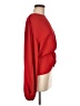 Express 100% Polyester Red Long Sleeve Blouse Size M - photo 4