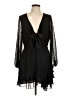 Boohoo 100% Polyester Black Cocktail Dress Size 10 - photo 1