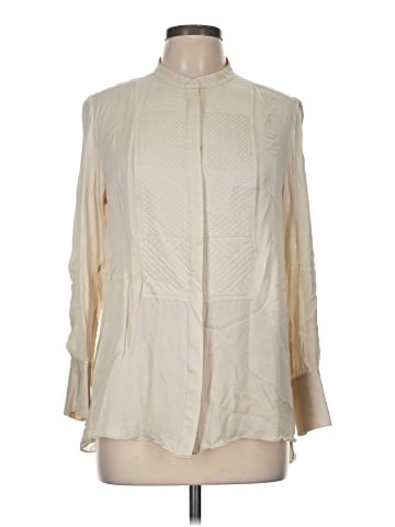 Massimo Dutti Long Sleeve Blouse (view 1)
