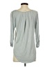 Tiny Metallic Silver 3/4 Sleeve Blouse Size XS - photo 2